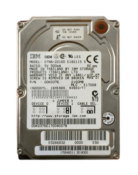 IBM - 00K0376 - Travelstar 4LP 2.1GB 4000RPM ATA/IDE 96KB Cache 2.5-inch Internal Hard Drive