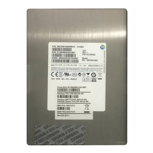 00V7473 IBM 100GB SATA 3Gb/s 3.5-Inch Solid State Drive