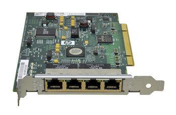 HP - 012415R-001 - Quad-Ports RJ-45 1Gbps 10Base-T/100Base-TX/1000Base-T Gigabit Ethernet PCI Combo Switch Network Adapter