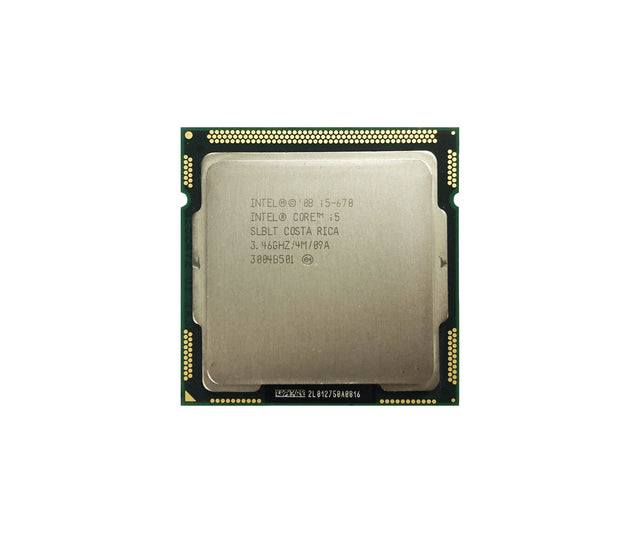 01C4F2 - Dell 3.4GHz 2.5GT/s QPI 4MB L3 Cache Socket FCLGA1156 Intel Core i5-670 Dual-core (2 Core) Processor