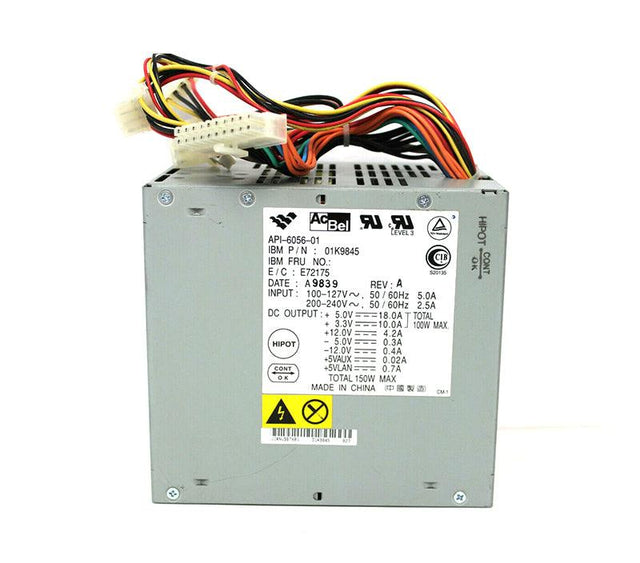 01K9845 - IBM 145-Watts 200-240V AC 50-60Hz ATX Power Supply for 300GL 6275 / 6561 / 6263 / 6591 / 6862