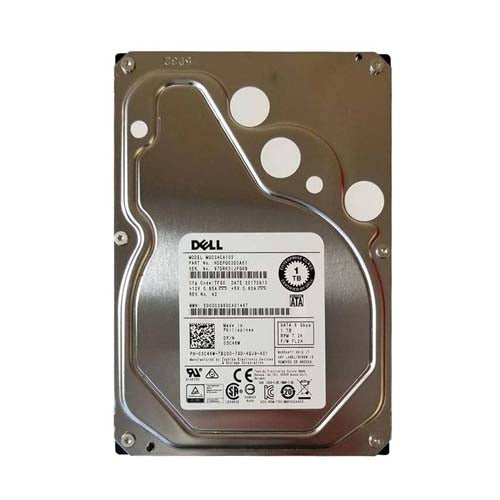 03C46W Dell 1TB 7200RPM SATA 6Gb/s Hot-Pluggable 3.5-Inch Hard Drive with Tray for PowerEdge Server & PowerVault Storage Array
