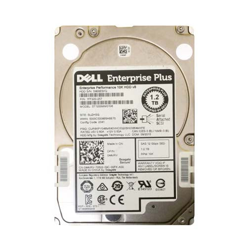 044VRV Dell 1.2TB 10000RPM SAS 12Gb/s Hot-Pluggable (512n) (SED) 2.5-Inch Hard Drive with Tray for PowerEdge Server & PowerVault Storage Array