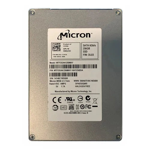 08GJ4J Dell 256GB SATA 6Gb/s 2.5-Inch Solid State Drive
