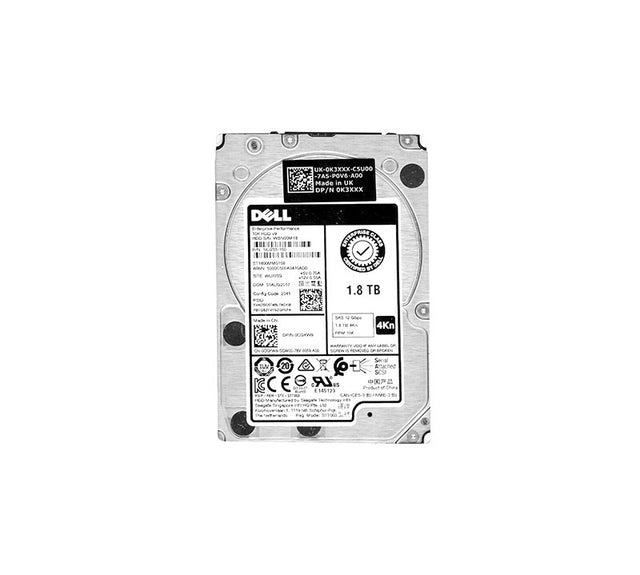 1.8TB 10000RPM SAS 12Gb/s Hot-Swappable 2.5-Inch Hard Drive with 3.5-Inch Hybrid Carrier