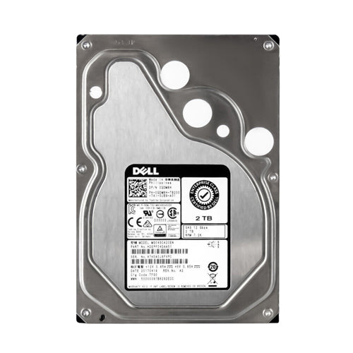 0GDM8H Dell 2TB 7200RPM SAS 12Gb/s Hot-Pluggable (512n) 3.5-Inch Nearline Hard Drive with Tray for PowerEdge Server & PowerVault Storage Array