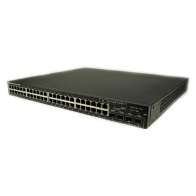 0GP931 - Dell PowerConnect 6200 Series 6248 48 x Ports 10/100/1000Base-T + 4 x Shared SFP Ports Layer3 Managed 1U Rack-mountable Gigabit Ethernet Network Switch