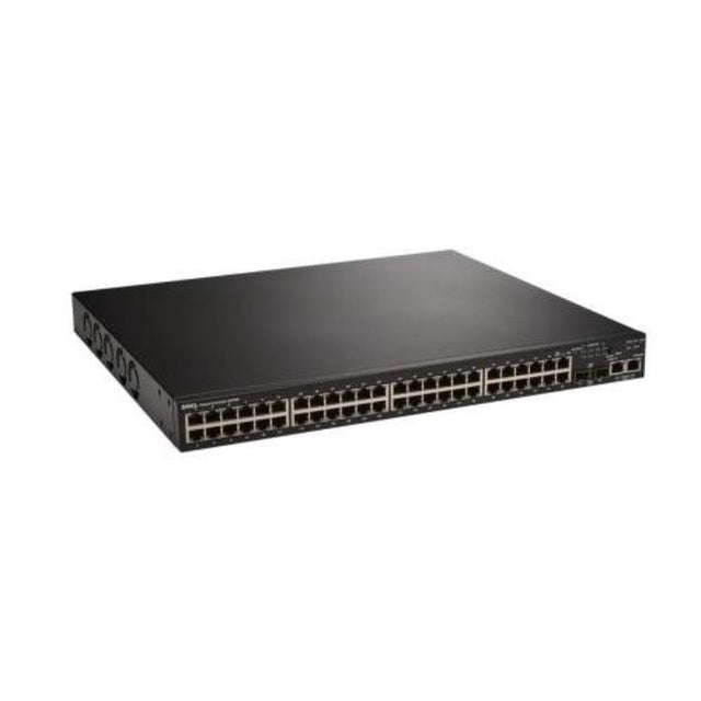 0J327F - Dell PowerConnect 3500 Series 3548P 48 x Ports PoE 10/100Base-T + 2 x Gigabit Ports + 2 x SFP Shared Ports Layer 2 Managed 1U Rack-Mountable Stackable Fast Ethernet Network Switch