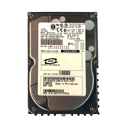0K4402 Dell 146GB 10000RPM Ultra320 SCSI Hot-Swappable 80-Pin 3.5-Inch Hard Drive with Tray