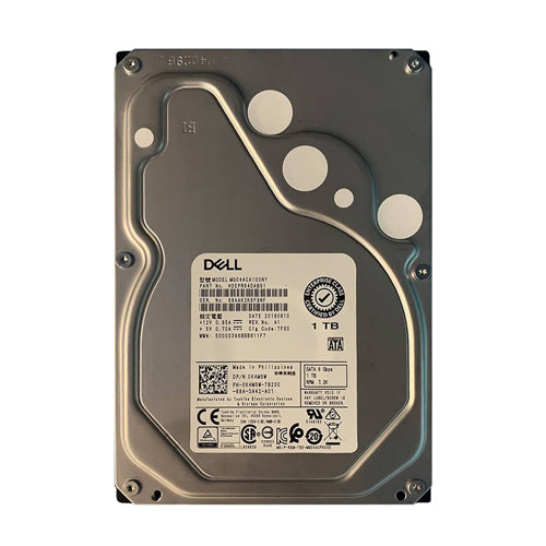 0K4M5W Dell 1TB 7200RPM SATA 6Gb/s Hot-Pluggable 128MB Cache (512n) 3.5-Inch Hard Drive for PowerEdge Servers