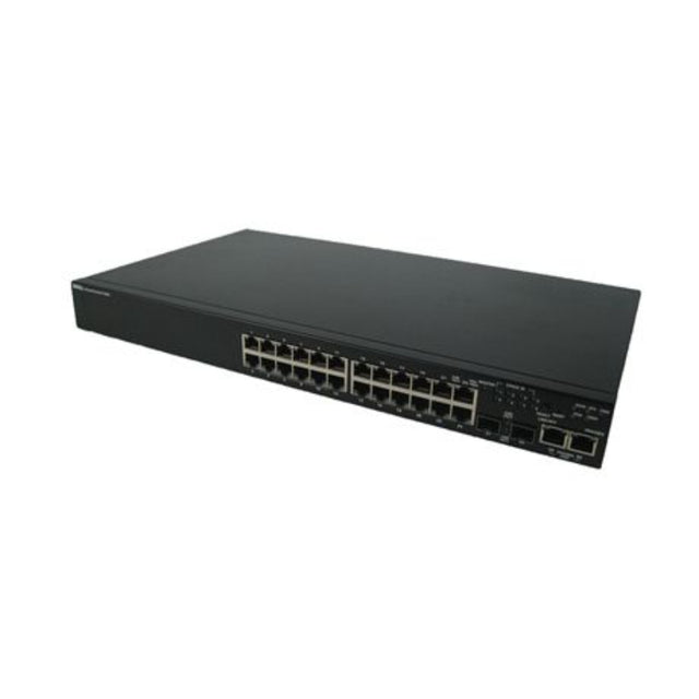 0K688K - Dell PowerConnect 3524 24 x Ports 10/100Base-TX + 2 x Ports GE + 2 x Ports SFP Shared + 2 x Ports Layer 3 Managed 1U Rack-Mountable Stackable Fast Ethernet Network Switch
