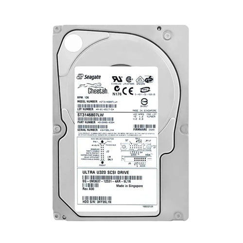 0M3637 Dell 146GB 10000RPM Ultra320 SCSI 68-Pin 3.5-Inch Hard Drive