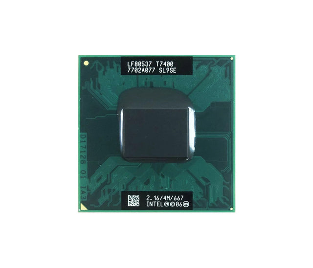 0MJ449 - Dell 2.16GHz 667MHz 4MB Cache Socket PPGA478 Intel Core 2 Duo T7400 Dual Core Processor