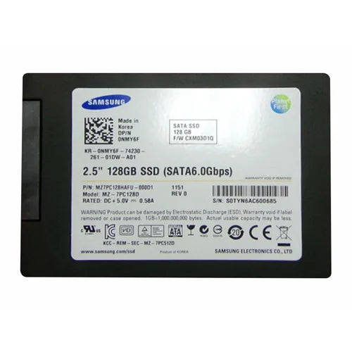 0NMY6F Dell 128GB Multi-Level Cell SATA 6Gb/s 2.5-Inch Solid State Drive