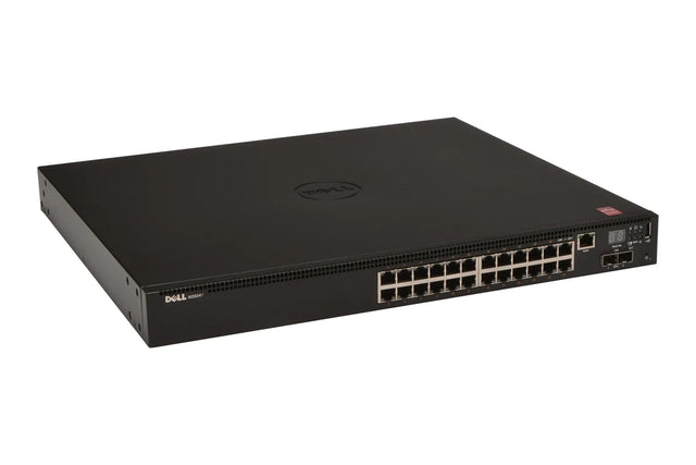 0P06N - Dell PowerSwitch N2000 N2024P 24 x Ports PoE+ 10/100/1000Base-T + 2 x SFP+ Ports Layer3 Managed 1U Rack-Mountable Gigabit Ethernet Network Switch