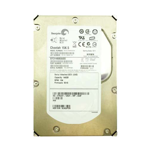 0TK237 Dell 146GB 15000RPM SAS 3Gb/s Hot-Pluggable 3.5-Inch Hard Drive with Tray for PowerEdge Servers