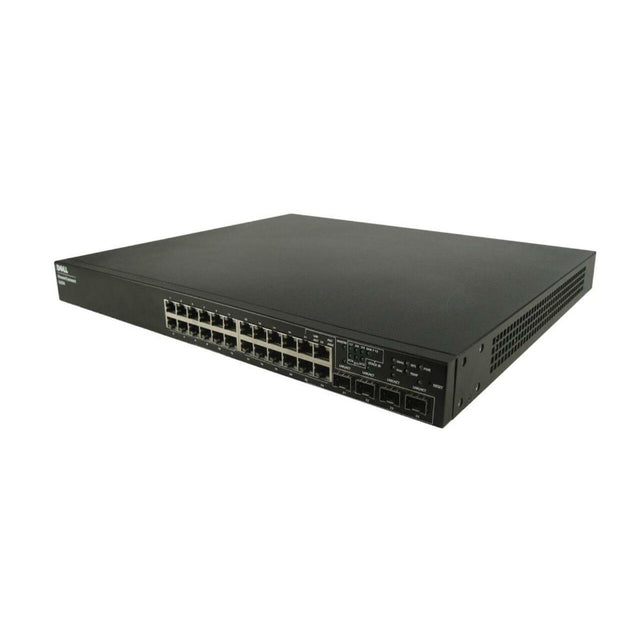 0TK308 - Dell PowerConnect 6224 24 x Ports 10/100/1000Base-T + 4 x Ports Shared SFP Layer3 Managed 1U Rack-Mountable Gigabit Ethernet Network Switch