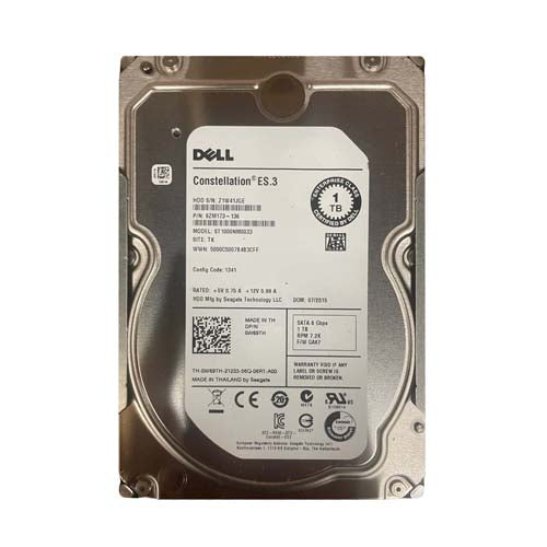 0W69TH Dell 1TB 7200RPM SATA 6Gb/s Hot-Pluggable (512n) 3.5-Inch Hard Drive with Tray for PowerEdge Server