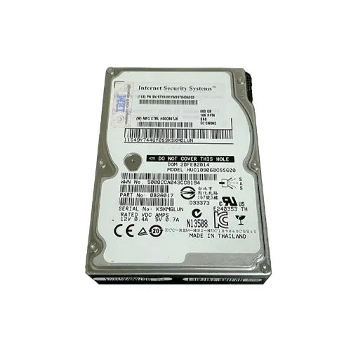 Ultrastar C10K900 Series 600GB 10000RPM SAS 6Gb/s 64MB Cache 512e SFF 2.5-Inch Hard Drive