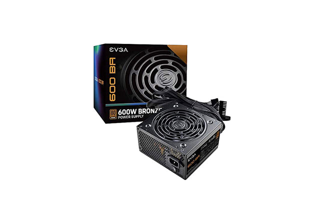 100-BA-0600-K1 - EVGA 600-Watts 100-240V 10-5A 60-50Hz 80-Plus Bronze ATX Power Supply