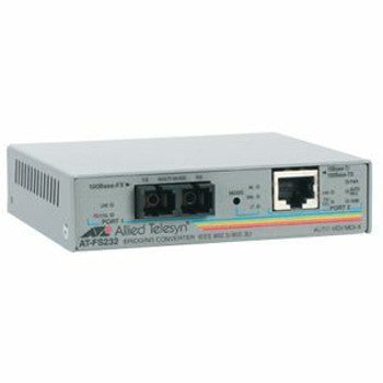 Allied Telesis - AT-FS232SC/FS2-10 - Twisted pair To Fiber 1x RJ-45 1x SC 10/100Base-TX Media Converter