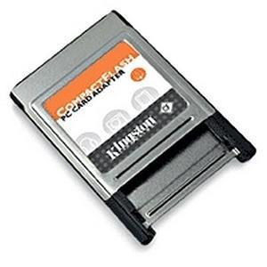 CF/ADP Kingston CompactFlash (CF) PC Card Adapter for Digital Cameras and PDAs