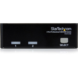 SV231USB StarTech 2-Port Professional USB KVM Switch Kit with Cables (Refurbished)