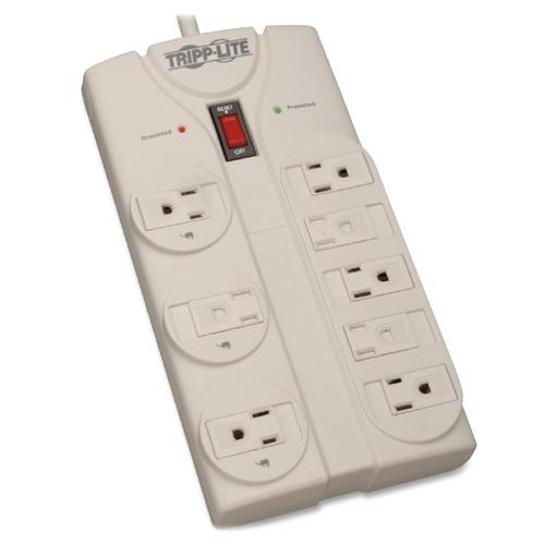 TLP808 Tripp Lite Protect It 8-Outlets Surge Suppressor Receptacles: 8 x NEMA 5-15R 1440J