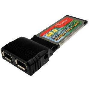 IOC-4800 Cables Unlimited 2-Port Firewire ExpressCard 34mm 2 x 6-pin Female IEEE 1394a FireWire Plug-in Module
