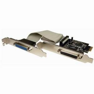 IOC-1701 Cables Unlimited 2 Port Parallel PCI Express Card 2 x 25-pin DB-25 Female IEEE 1294 Parallel