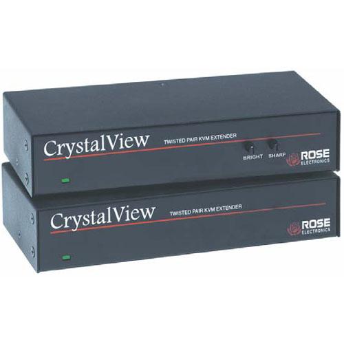 CRK-1P-AUD Rose CrystalView CAT5 KVM Extender with Audio (Refurbished)