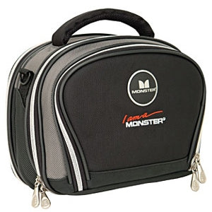 126695 Monster Cable DVD to Go Case for Portable DVD Player Nylon Black, Gray