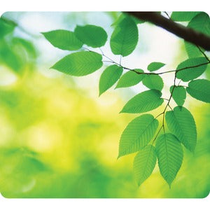 5903801 Fellowes Recycled Mouse Pad Leaves TAA Compliant 8.0" x 9.0" x 0.1" Multicolor