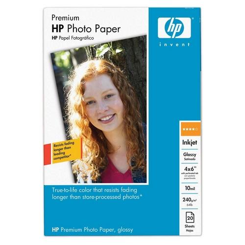 Q1988A HP Premium Paper Glossy Photo Paper 4 In X 6 In 20pcs (Refurbished)