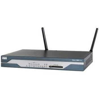 Cisco - CISCO1801-M/K9 - 1801 Integrated Service Router Annex M 8 x 10/100Base-TX LAN 1 x 10/100Base-TX WAN 1 x ISDN BRI (S/T) WAN