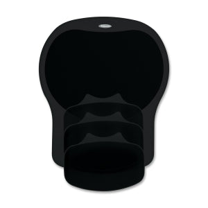 93730-C3 Fellowes Easy Glide Gel Mouse Pad W/wrist Rest 10 X 12 Black/black