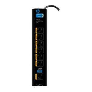 121650-00 HP Monster PowerCenter MDP 200 ES 7-Outlets Surge Suppressor Receptacles: 7 1250J