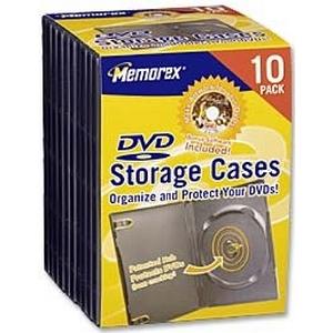 32021980 Imation Memorex DVD Storage Cases (10-Pack)