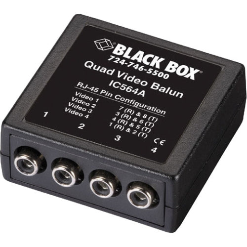 IC564A Black Box Quad Video Balun