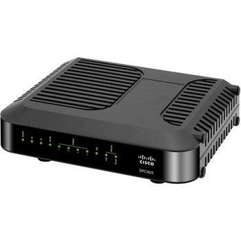 Cisco - 4034138 - DPC3825 Wireless Router IEEE 802.11n 2 x Antenna ISM Band 340 Mbps Wireless Speed 4 x Network Port USB