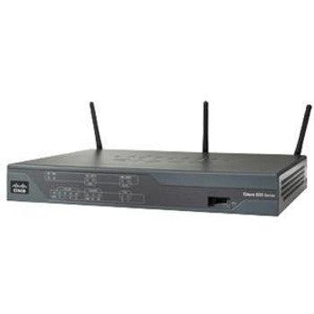 Cisco - CISCO867W-GN-E-K9 - 867W Wireless Integrated Services Router 54 Mbps 4 x 10/100Base-TX LAN 1 x ADSL WAN IEEE 802.11n (draft)