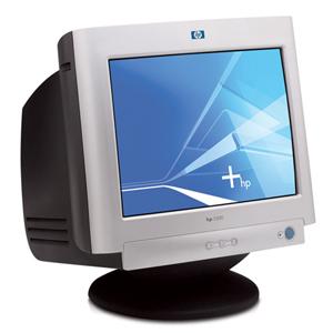 HP s5500 15-inch Conventional CRT Monitor 1024 x 768 VGA Carbon, Silver (Refurbished)