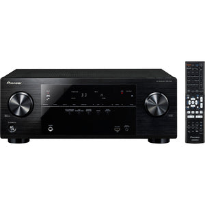 VSX-522-K "Pioneer 3D Ready A/V Receiver 5.1 Channel Black 0.1% THD Dolby TrueHD, DTS-HD Master Audio, Dolby Digital Surround, Dolby Pro Logic IIz, Dolby Digital Plus, DTS-ES, DTS Neo:6, DTS Surround 20 Hz to 20 kHz 415 W AM, FM HDMI 4 x HDMI In 1 x HDMI