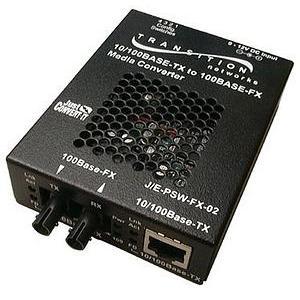 J/E-PSW-FX-02 Transition 10/100Base-TX to 100Base-FX RJ45 1300nm 2km Stand-Alone Media Converter