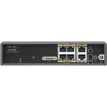 Cisco - C819H-K9-RF - C819 M2M Hardened Secure Router with Smart Serial Refurbished 5 Ports Management Port SlotsGigabit Ethernet Desktop Wall Mountable