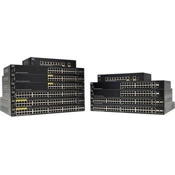 Cisco - SF250-24P-K9-NA - SF250-24P 24-Ports Fast Ethernet Network Manageable Twisted Pair 2 Layer Supported Ethernet Switch