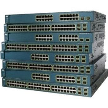 Cisco - WS-C3560G-24PS-E-RF - - IMSourcing Certified Pre-Owned Catalyst 3560 Gigabit Ethernet Switch - 24 Ports - Manageable - Refurbished - 3 Layer Suppo