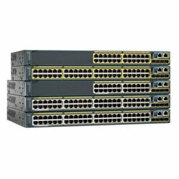 Cisco - WS-C2960S-48LPD-L-RF - - IMSourcing Certified Pre-Owned Catalyst WS-C2960S-48LPD-L Stackable Ethernet Switch - 48 Ports - Manageable - Refurbished