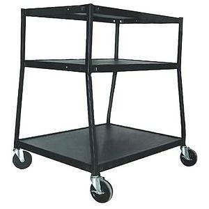 JCT-WB44 Peerless Jumbo Wide Body Cart Jct Wb44 Tv Stand Steel Black (Refurbished)