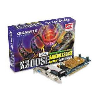 Gigabyte - GV-RX30HM256DP - Gigabyte ATI Radeon X300 SE 128MB DDR2 64-Bit DVI / S-Video / VGA PCI-Express x16 Video Graphics Card